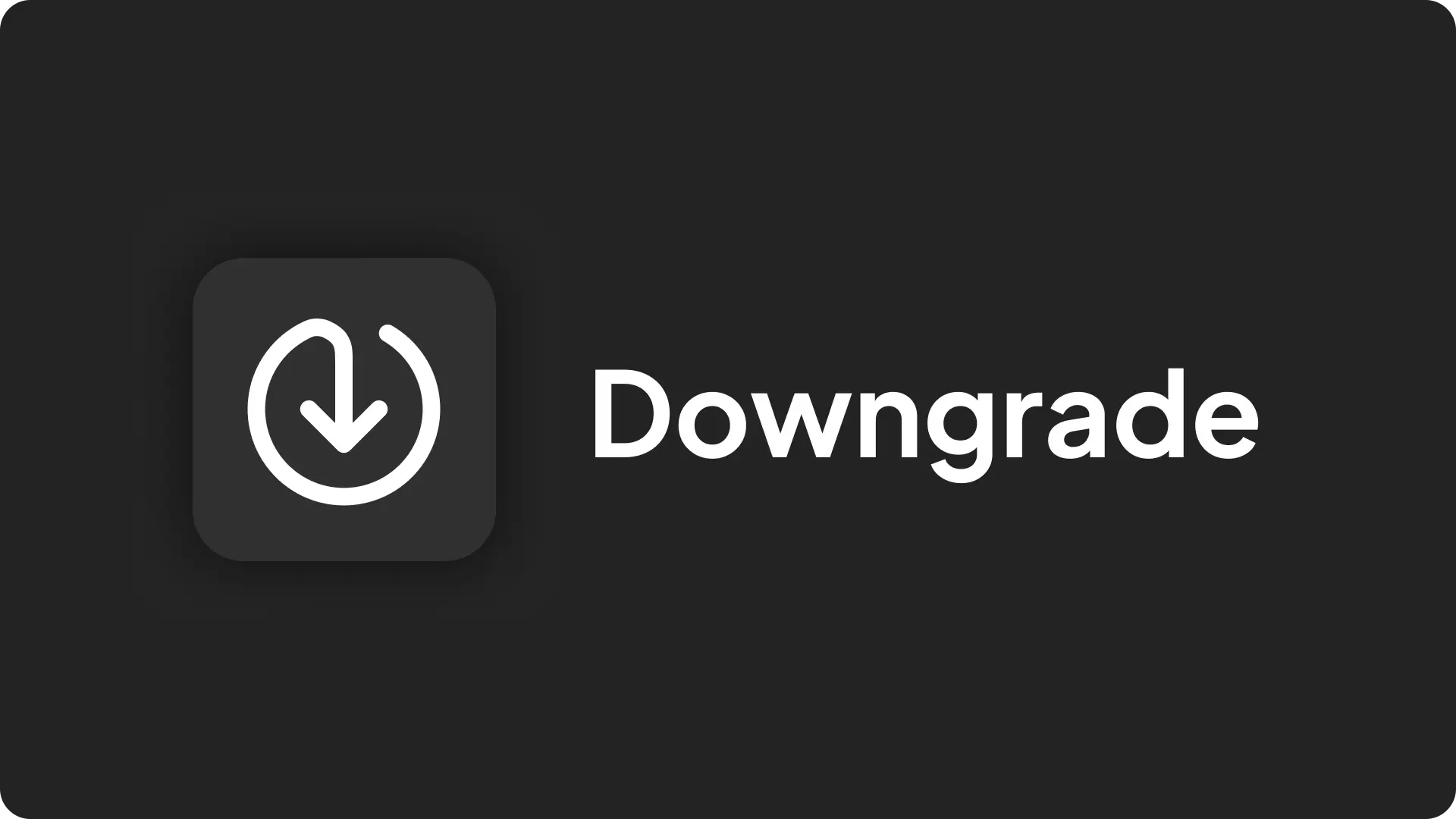 Coolify downgrade banner