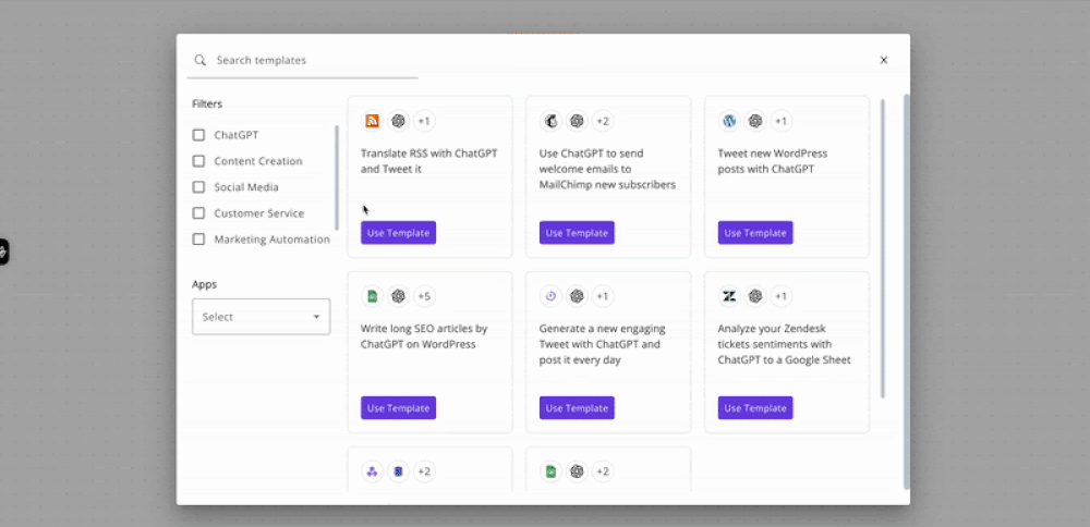 Activepieces dashboard