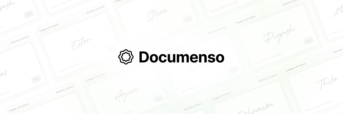 Documenso dashboard
