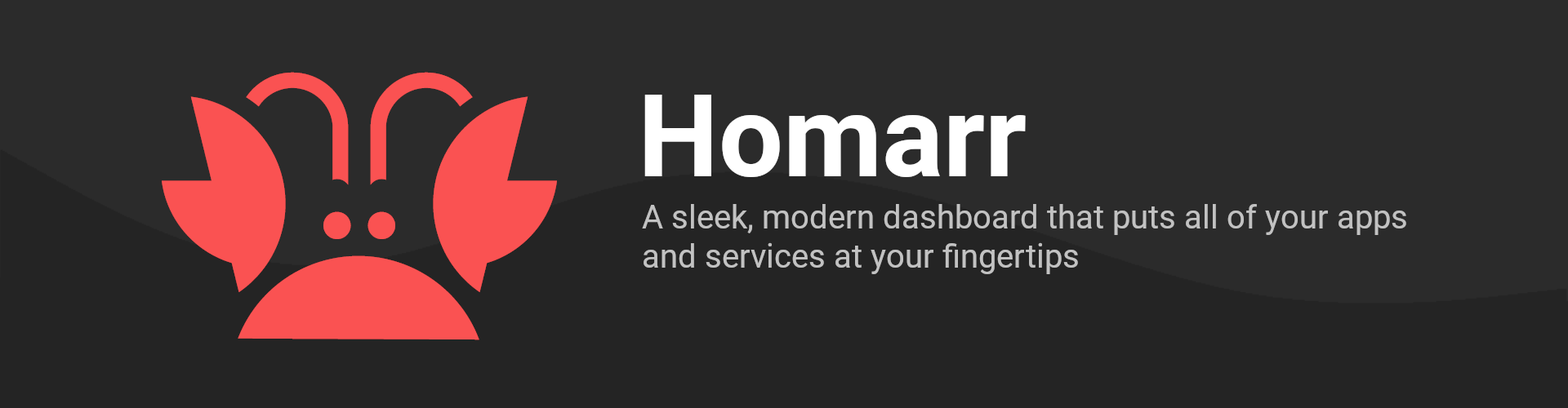 Homarr dashboard
