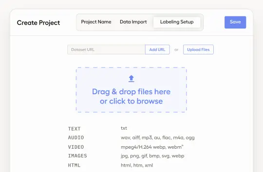 Labelstudio dashboard